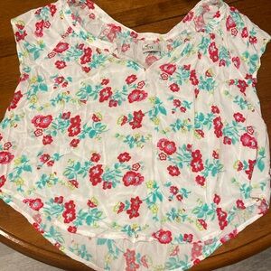 Hollister floral shirt